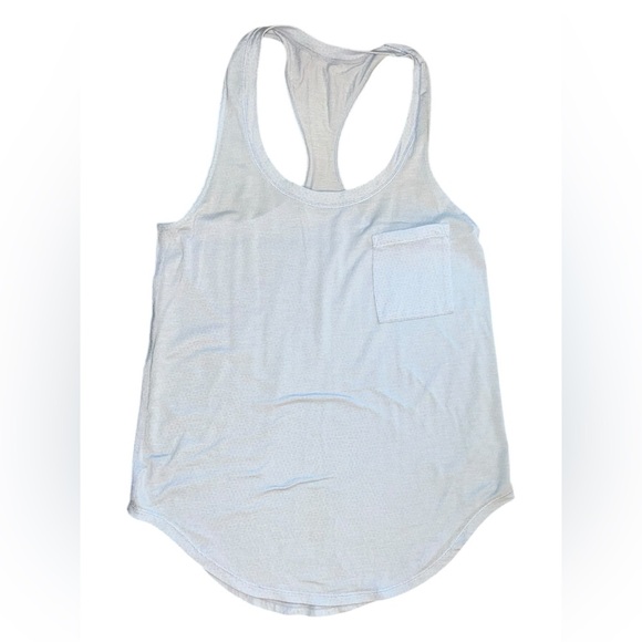 Lululemon Blue Racerback Pocket Tank – Size 4 - Picture 1 of 2